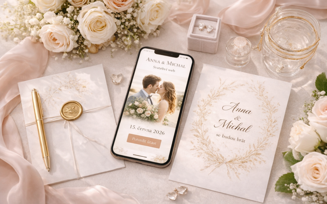 Svatební web místo oznámení? Trend, který mění plánování svatby
